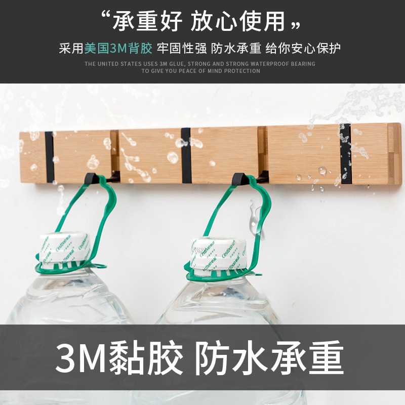 创意后挂钩挂衣架墙上衣服挂衣钩壁挂墙壁衣帽钩上衣架免打孔