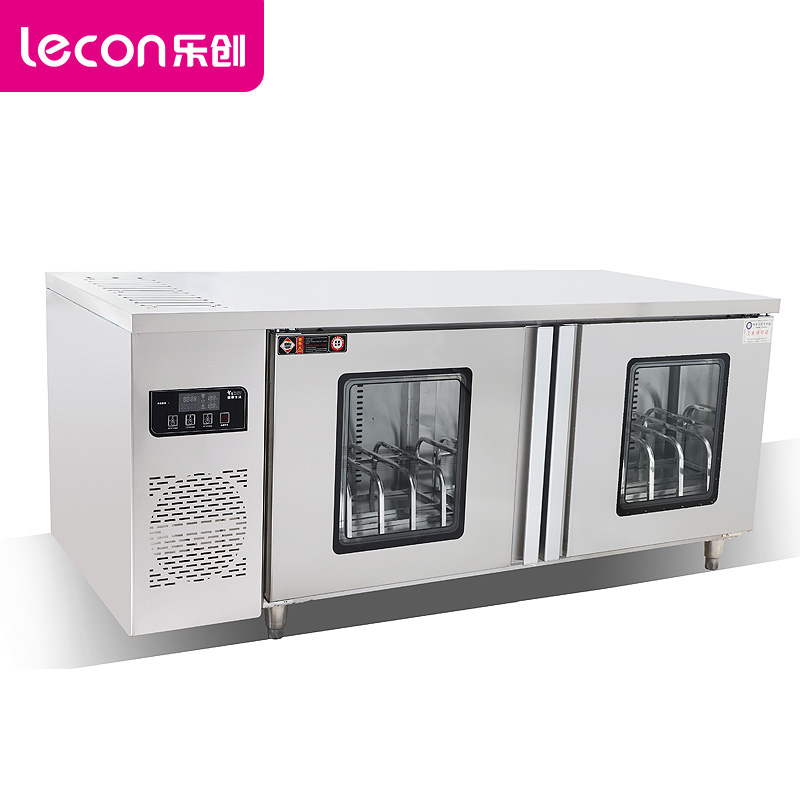 乐创(lecon) 商用热风循环中温工作台消毒柜LC-J-XD1800A 卧式 480L