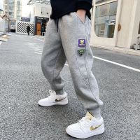 男童秋季裤子儿童春秋加绒运动裤2021时尚休闲裤中大男童百搭裤潮诺妮梦