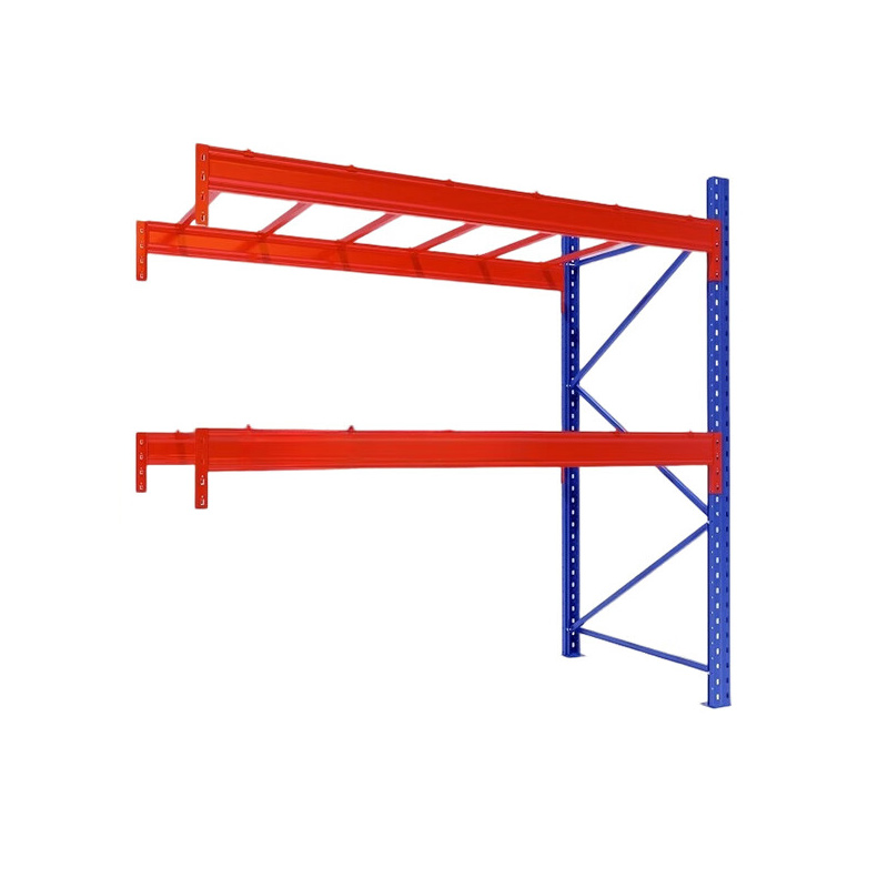 臻远 ZY4121466重型货架仓储高位货架单层称重2000kg 蓝橘色副架2层