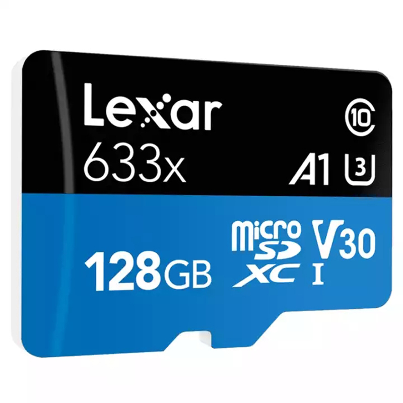 [免邮]雷克沙(Lexar)128GB TF卡633X手机记录仪监控存储卡MicroSD CLASS 10
