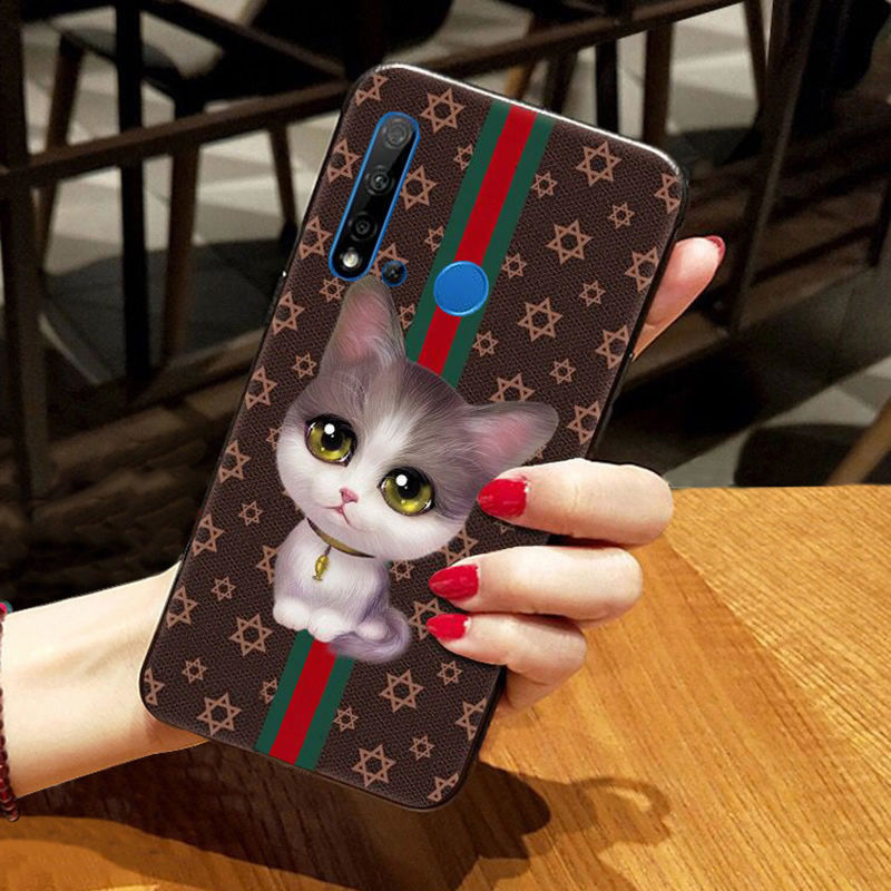 华为nova5i手机壳款glk-al00/tl00手机套硅胶保护套脖挂绳男女款 腕带