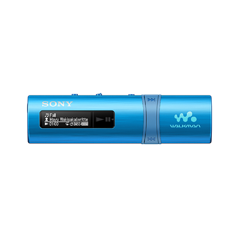 索尼(SONY)NWZ-B183F 便携式迷你MP3播放器 FM调频收音机 4G 蓝色