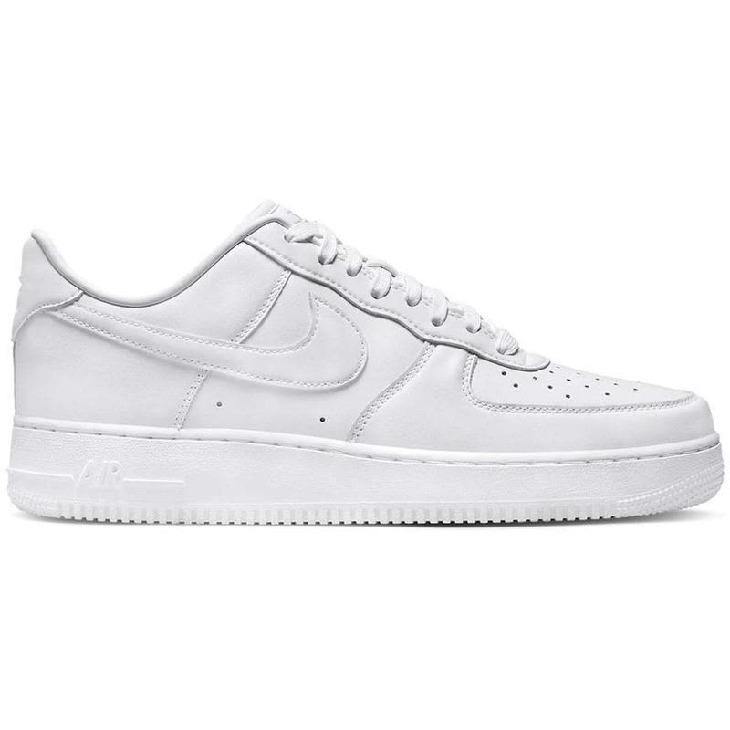 耐克(NIKE)纯白皮革低帮休闲鞋男鞋潮流百搭经典板鞋AIRFORCE1低图片
