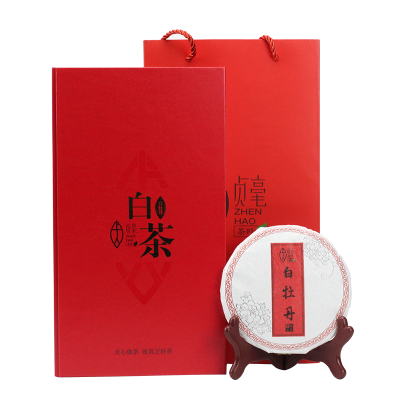 贞毫茶叶福鼎白茶白牡丹茶饼100克2饼