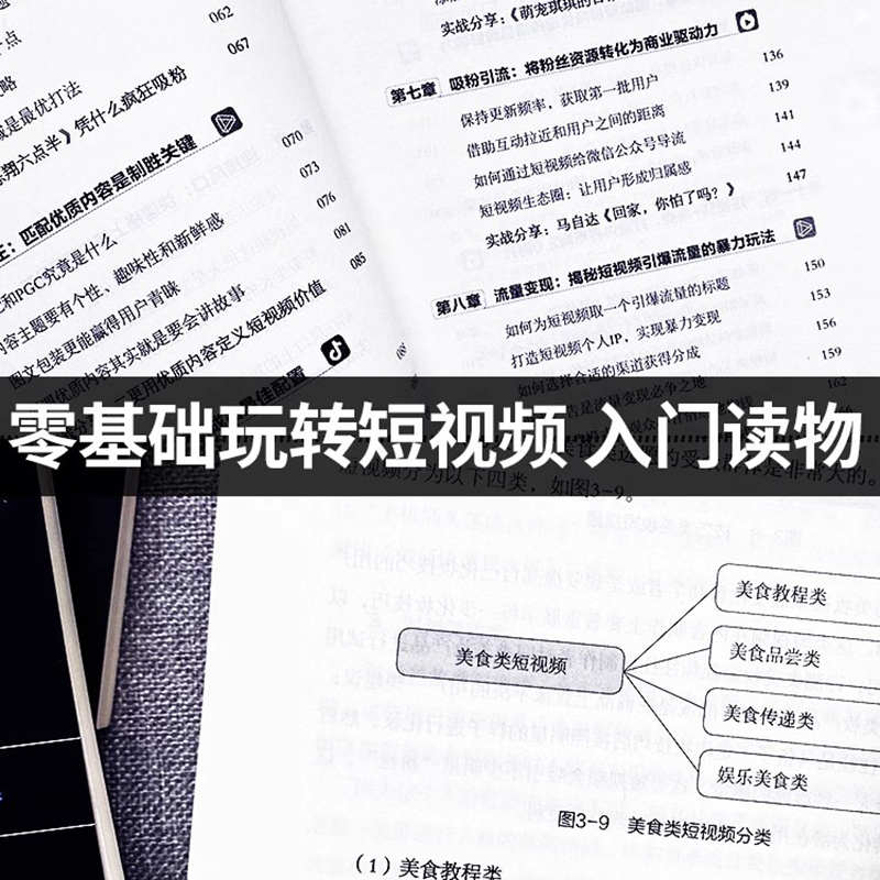 [正版]赠视频 全4册 剪映短视频剪辑从入门到精通+手机摄影从入门到精通+零基础玩转短视频+从零开始学做视频剪辑 自媒