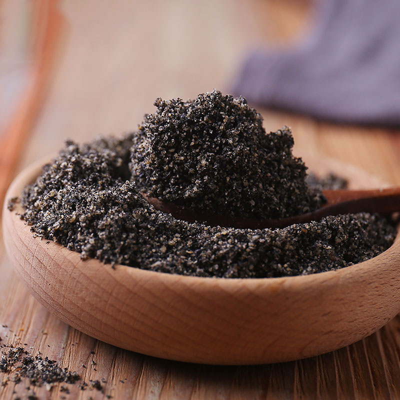 时福 芝麻糯米粉 500g/罐高清大图