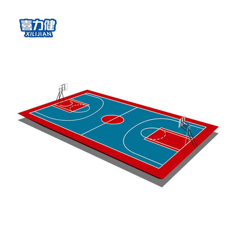 喜力健 硅PU球场地胶 8mm 平方米