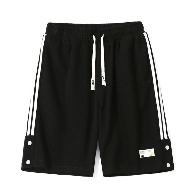 真维斯夏季港风ins排扣短裤外穿夏季宽松日系潮流休闲运动五分裤图片