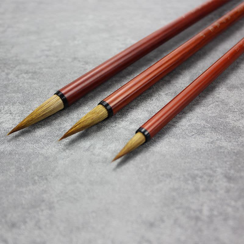 英雄（HERO）毛笔 6616学生毛笔单支装 文房四宝书法导师 微行狼毫图片