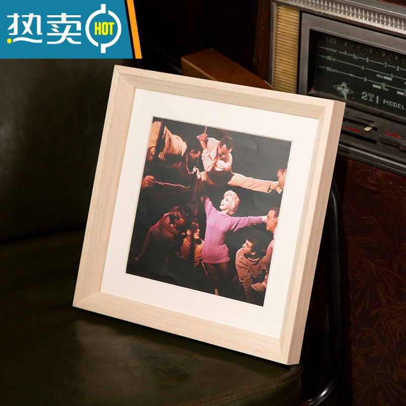 敬平字画正方形实木相框33 50书法宣纸国画装裱画框外框定制任意尺寸 橡木色 27*50cm挂墙