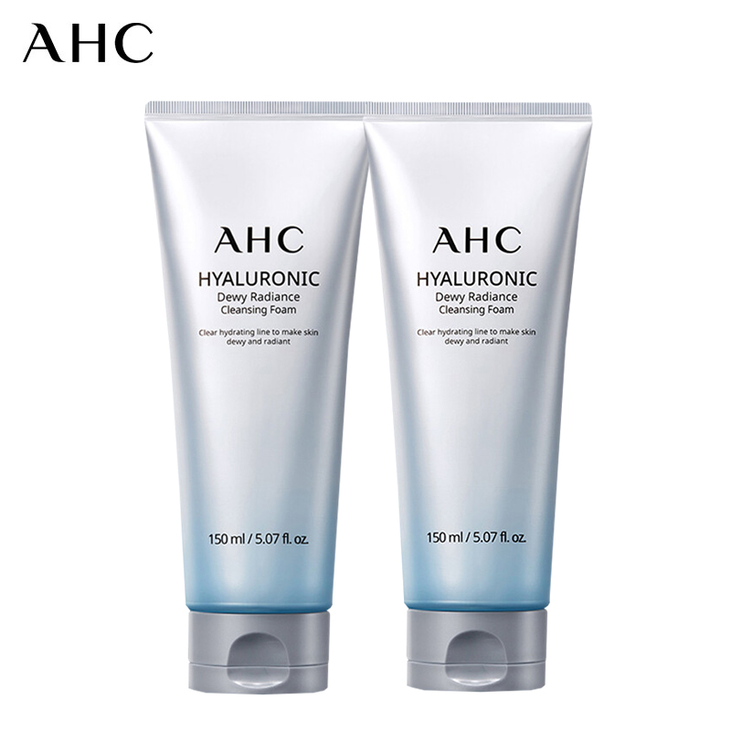 ahc透明质酸小神仙水洗面奶150ml支韩国进口ahc洗面奶深层清洁温和不