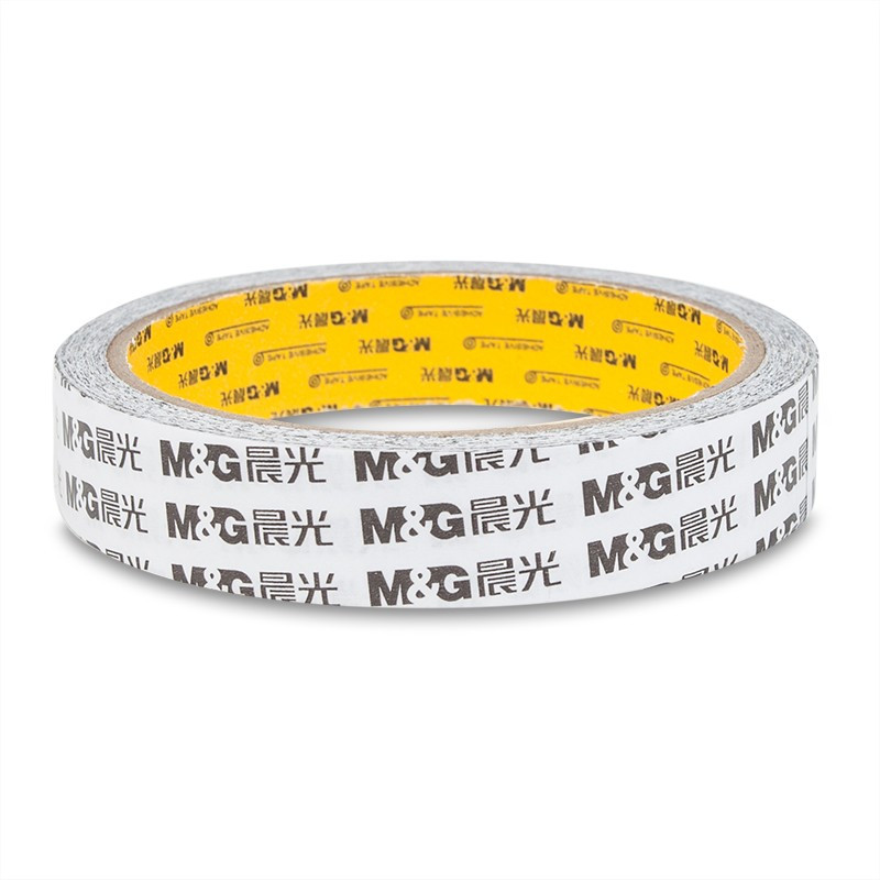 晨光高粘性棉纸双面胶带 手撕易断海报粘贴胶带 18mm*10m*1卷AJD99574