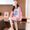 网红洋气减龄Polo领加绒卫衣女秋冬2022新款设计感小众假两件上衣莎丞
