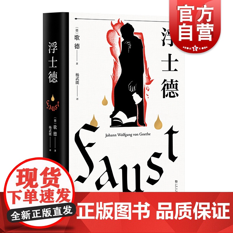浮士德 歌德代表作果麦文化世界文学瑰宝文学史心血之作跨越六十年创作翻译文化终身成就奖杨武能译本2020年修订 上海文化出高清大图