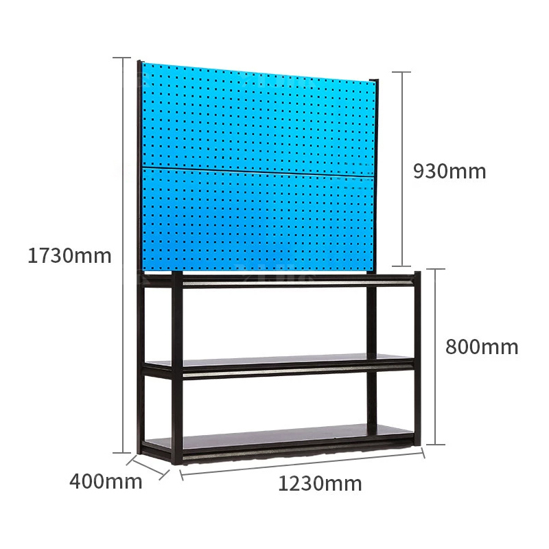 翌嘉 YJ4121783 多功能五金工具收纳展示架 1230*400*1730高清大图