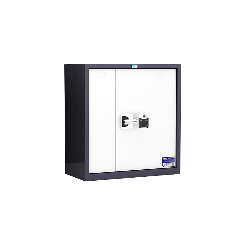 臻远 ZY5121124 单节密码文件柜档案资料柜 灰白套智能指纹锁