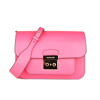 [直营]迈克·科尔斯(MICHAEL KORS) 牛皮 MK SloanEditor大号 软牛皮搭扣女包 单肩包斜挎包