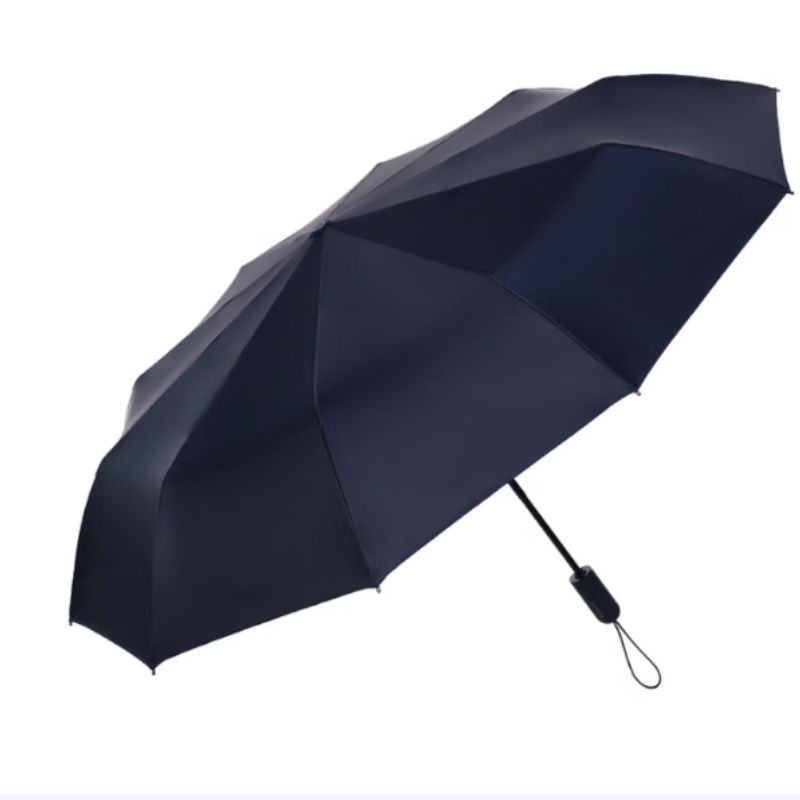 天堂全自动阳伞三折31171E风雅10K防晒防紫外线折叠大伞男女伞下103CM午夜蓝