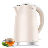 美的（Midea）电水壶MK-HJ1505a 304不锈钢无缝一体内胆 1.5L 防干烧自动断电家用电热水壶烧水壶电水壶