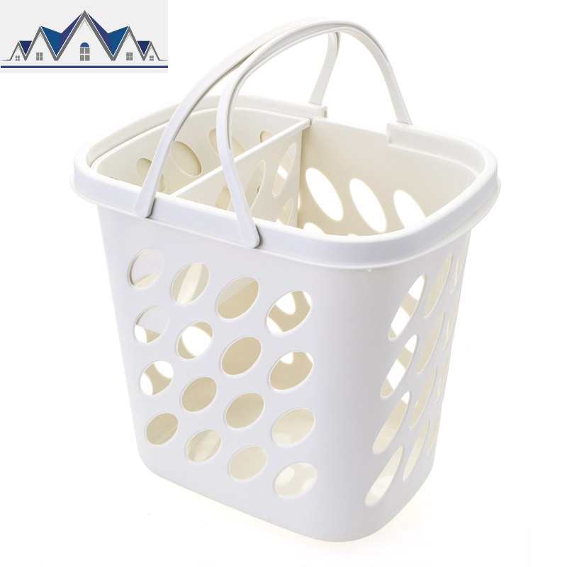 脏衣篮洗衣篮大号塑料手提篮浴室脏衣服收纳筐储物篮脏衣篓洗衣桶 三维工匠收纳篮 一个装含一个内篮【可以内衣和外衣分开】