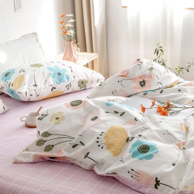 纯棉四件套加厚小香风北欧全棉1.8m米复古床单被套床上用品_187高清大图