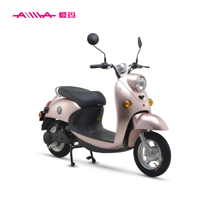 爱玛（AIMA）大迪欧 豪华电动轻便摩托车 60V20AH 大电池长续航 时尚电轻摩高清大图