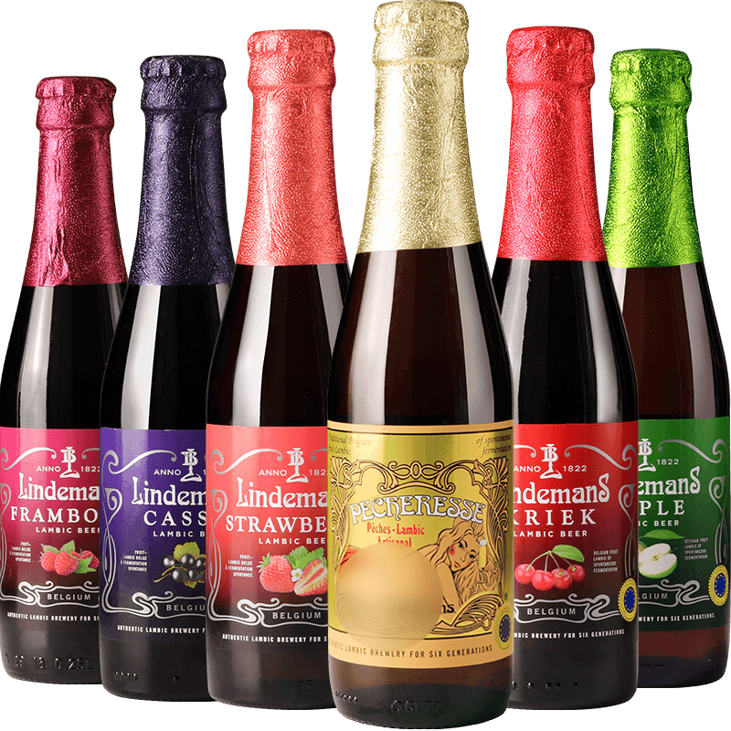 比利时进口 精酿啤酒 Lindemans 林德曼随机口味组合250ml*6瓶