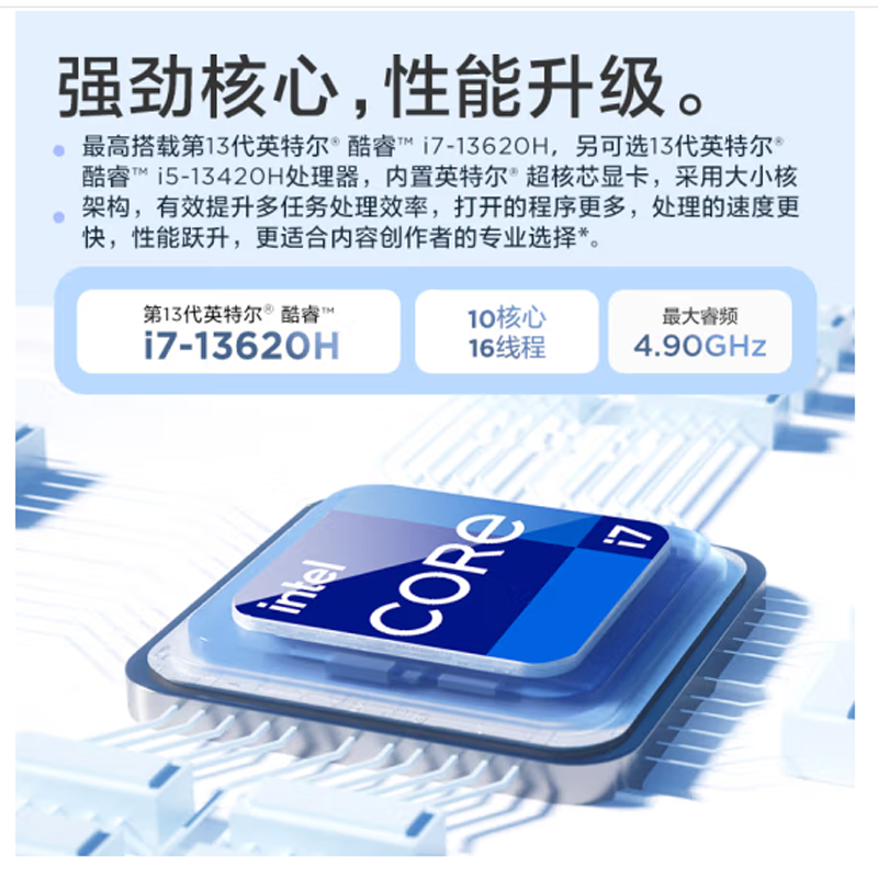 联想(Lenovo) 扬天S660 27英寸窄边框商用一体机台式电脑(I7-13620H 16G 1TB W11)官方标配高清大图