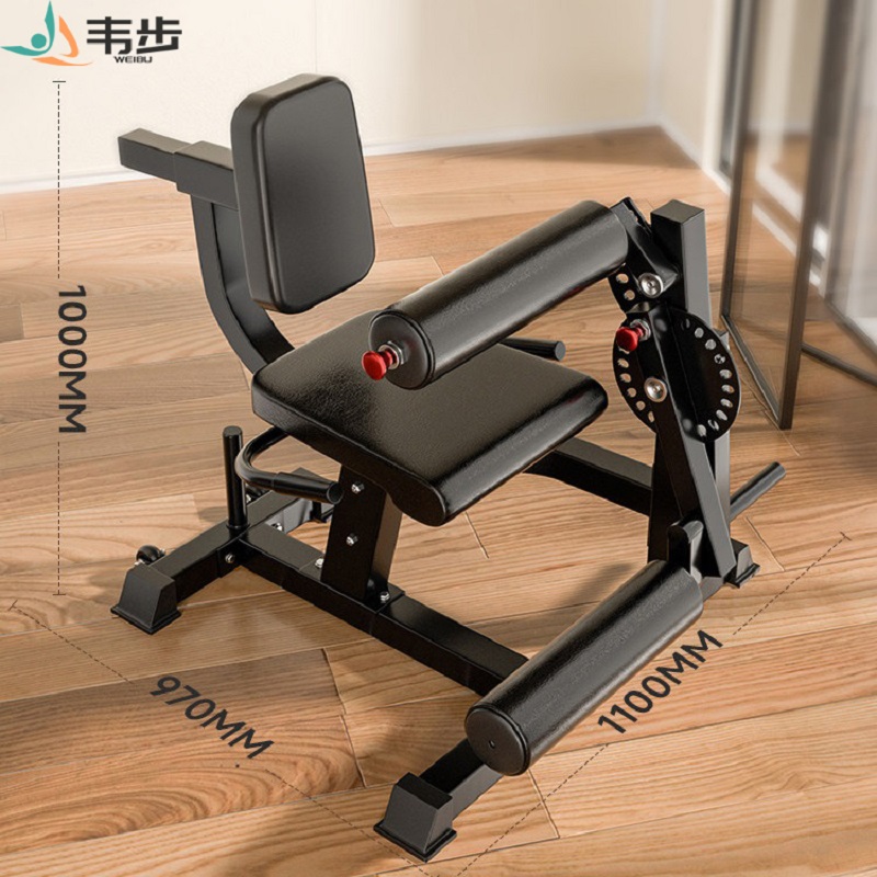 韦步XJL2坐姿腿屈伸腿部肌肉训练器股二三四头肌下肢力量器械家用坐姿腿屈伸单机+50KG黑色片高清大图