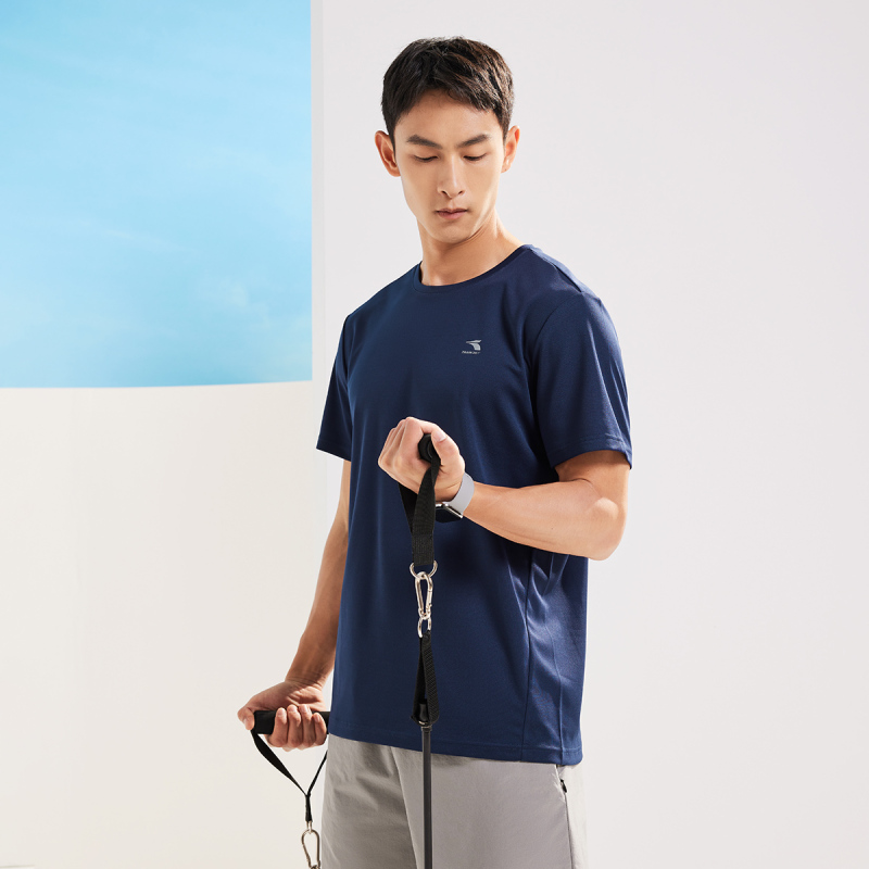 361°运动t恤男夏季新款速干上衣宽松跑步服男士圆领透气短袖652324112V