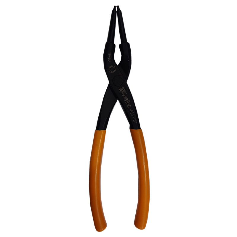 百塔 1033 180 45°弯嘴内卡簧钳高清大图