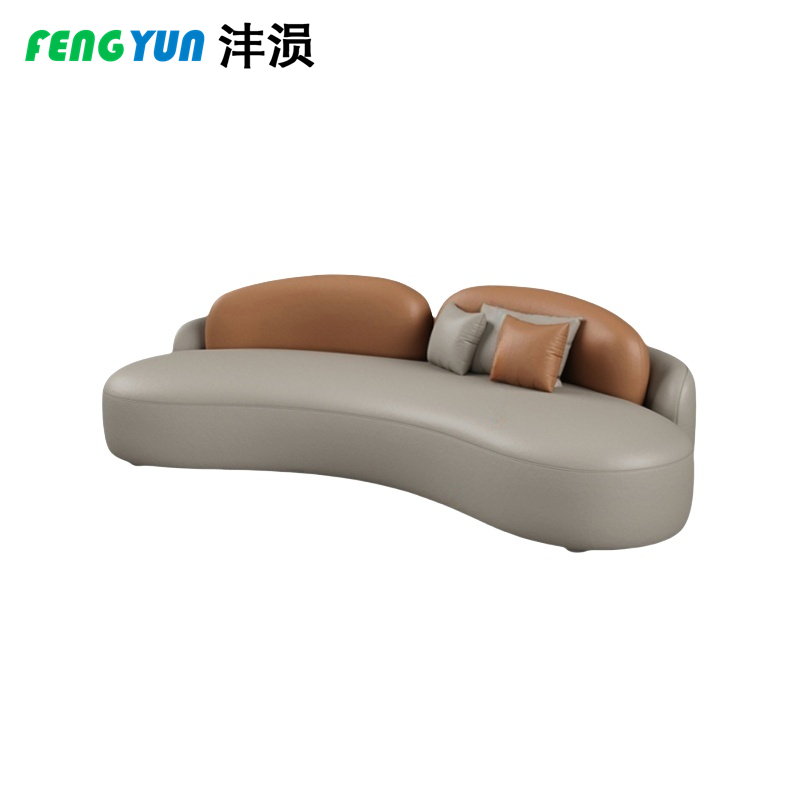 沣涢 办公沙发 洽谈沙发 230cm 张高清大图