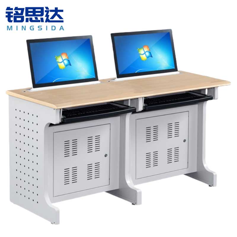 铭思达升降桌双人位张高清大图