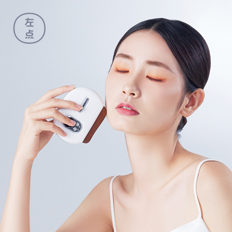 左点智能走罐按摩器 ZD-G5 灰色款 红砭石