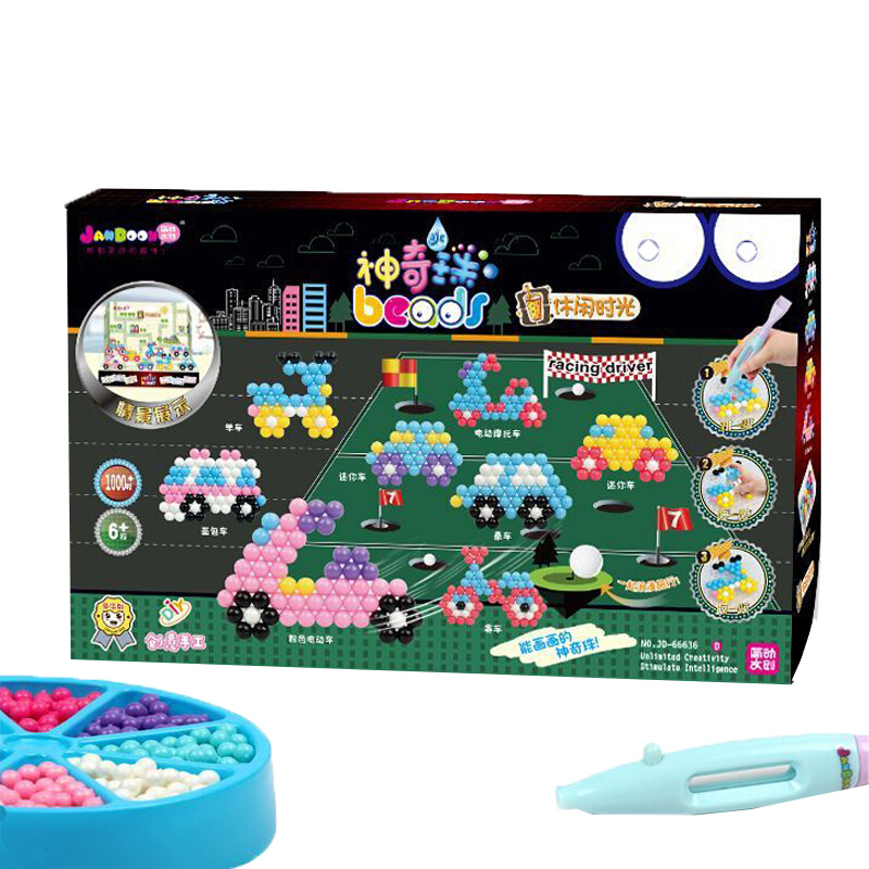 简动文创神奇水珠儿童创意手工diy水雾魔豆男孩玩具