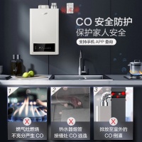 AO史密斯13升燃气热水器 防CO中毒 不锈钢换热器包8年 APP智能操控 恒温 JSQ26-MN6(天然气)