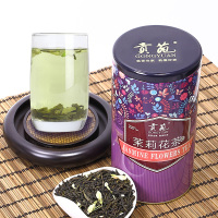 贡苑 茶叶 花草茶 浓香茉莉花茶 精美灌装250g/罐