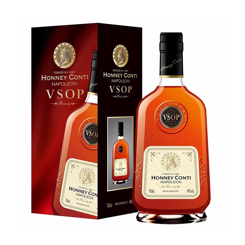 【法国进口】高度烈酒 洋酒 拿破仑白兰地 700ml 霍尼