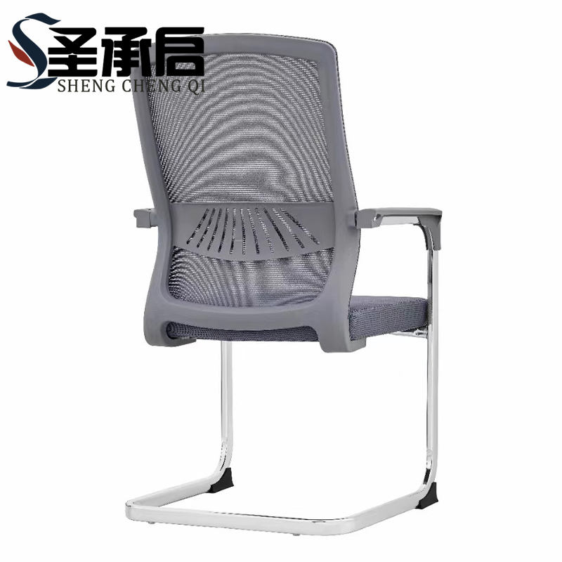 圣承启 弓形椅 灰色把高清大图