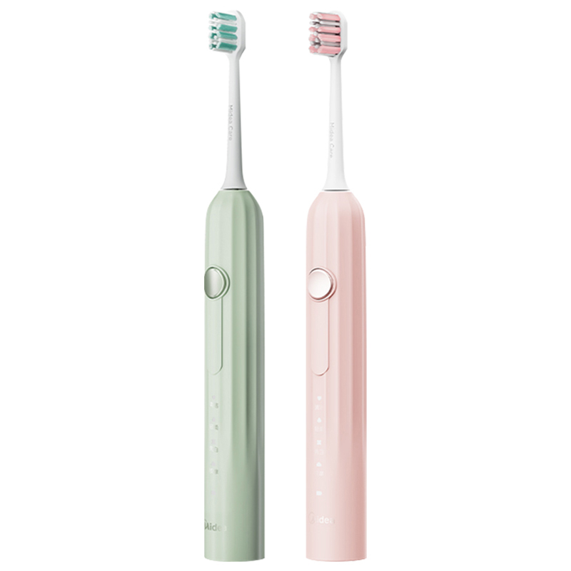 美的电动牙刷声波震动180天长续航智能换区提醒净白呵护软毛刷头S5礼盒款(颜色随机)