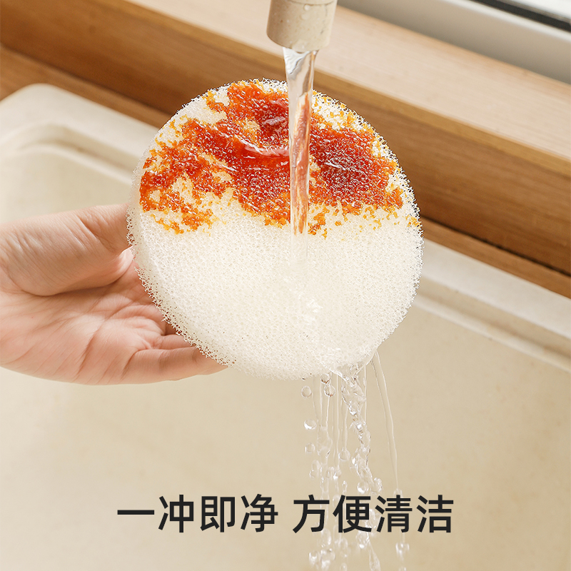 仿丝瓜络刷锅神器不粘锅锅刷洗锅短柄清洁刷不伤锅具不掉屑厨房用品家用高清大图