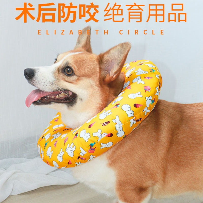 米妮宠物狗狗伊丽莎白圈头套软耻辱脖圈防咬防舔防水柯基法斗绝育用品