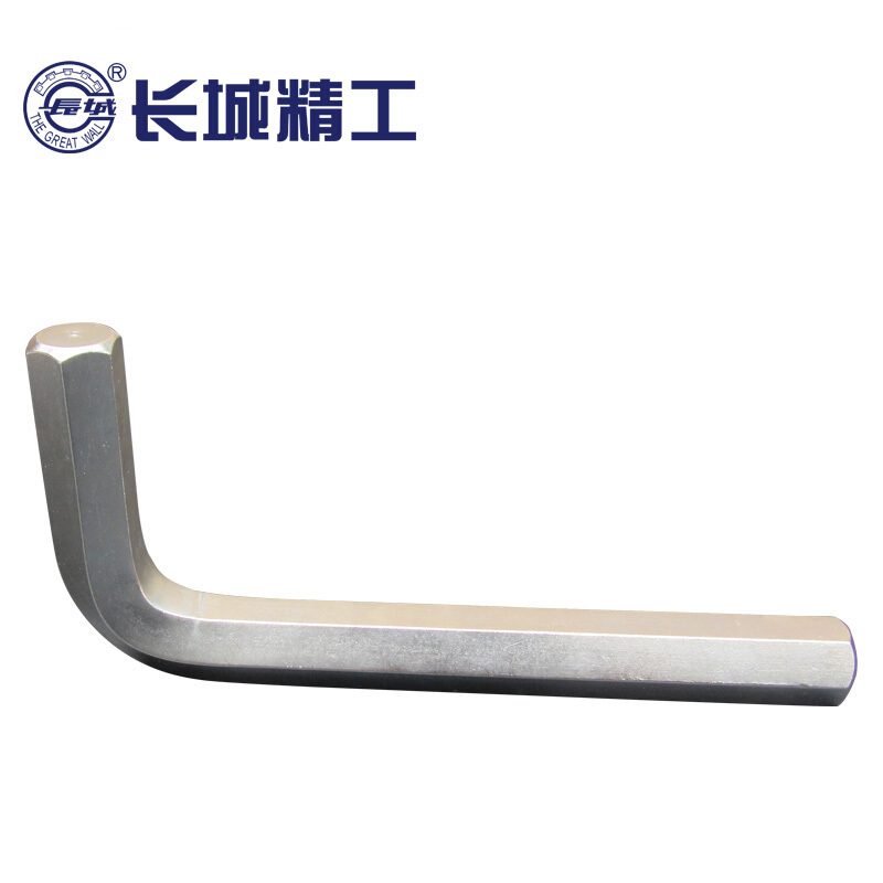 长城(THE GREAT WALL)6mm 50只装 长城精工镀镍标准 内六角扳手 六棱螺丝刀 331106