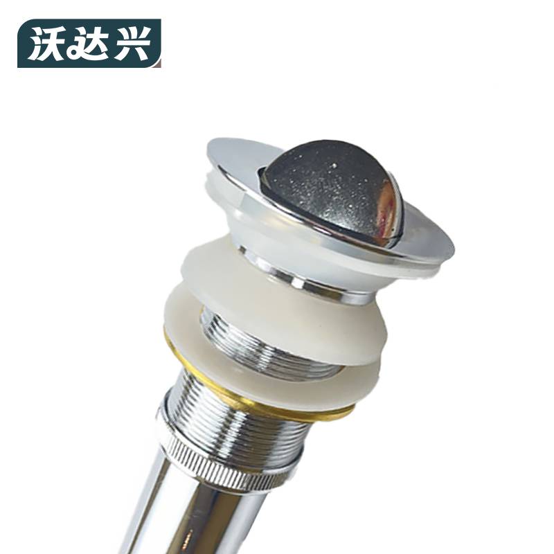 沃达兴 下水器 钢翻盖有溢孔170mm(含管)个高清大图