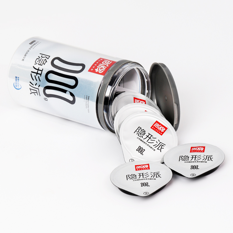 尚牌001玻尿酸避孕套12只超薄隐形派裸入光面安全套男用避孕套成人情趣计生用品byt高清大图