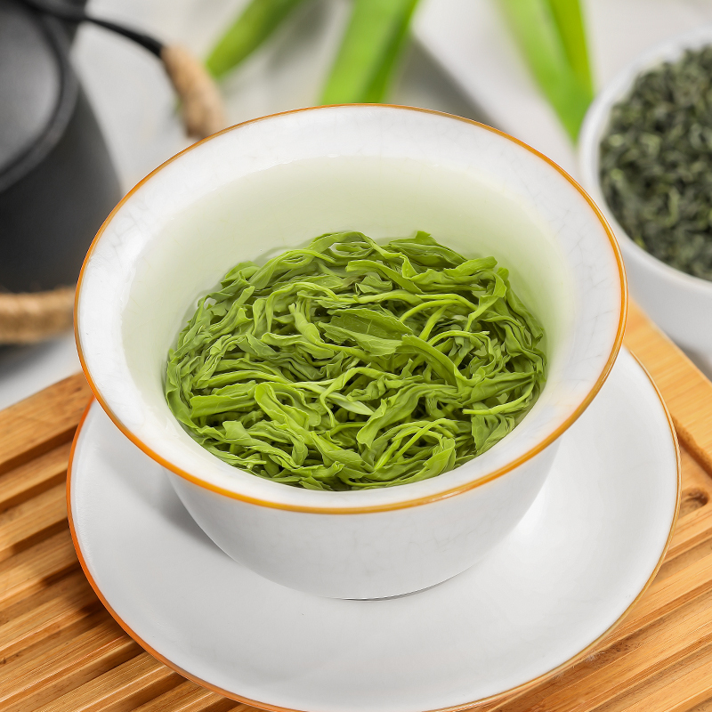 茗日红 高山云雾绿茶 新茶上市 明前浓香型绿茶茶叶 散装罐装250g