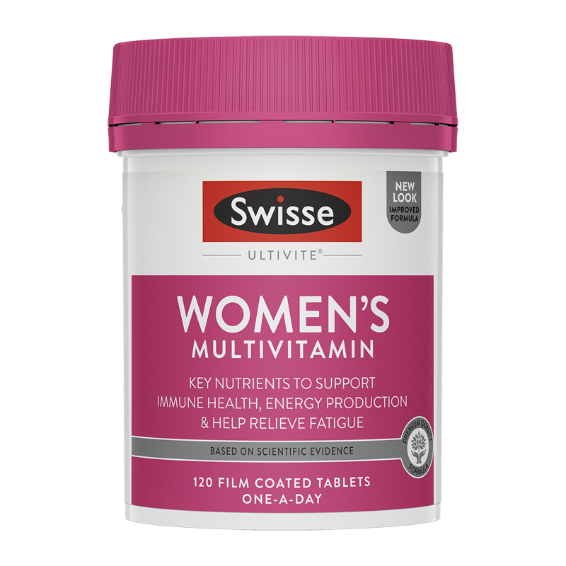 澳洲 Swisse 女士综合复合 维生素 片剂 120片 1瓶装 多维植物精华营养 澳大利亚进口