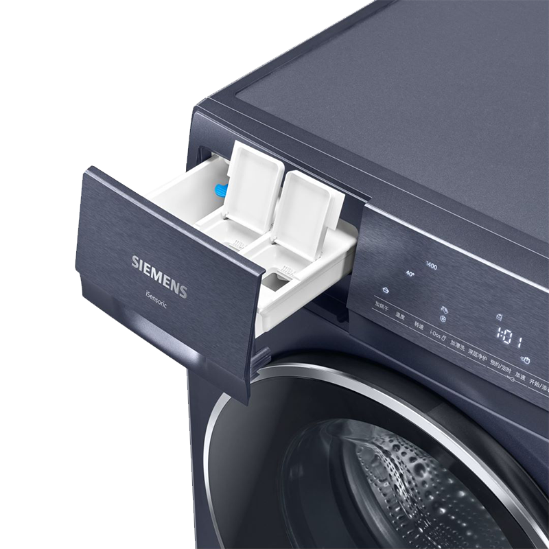 西门子 iQ500系列10公斤洗烘一体机 全自动家用变频滚筒洗衣机洗干一体机 智能投放 多维立体烘 WJ45HMG18W