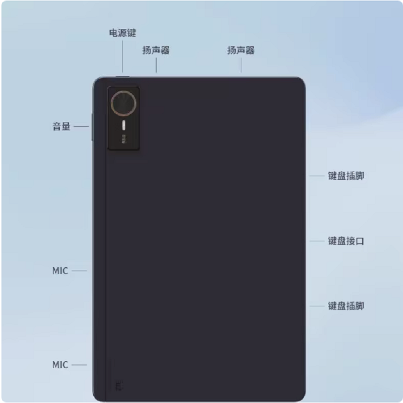 ZTE/中兴W202DS 全网通5G手机平板电脑三合一WiFi插卡云电脑商务办公学生学习 6+128G 10.98英寸大屏手机不含云套餐高清大图